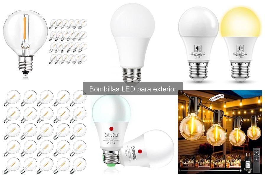 Efecto de la temperatura en bombillas LED exteriores