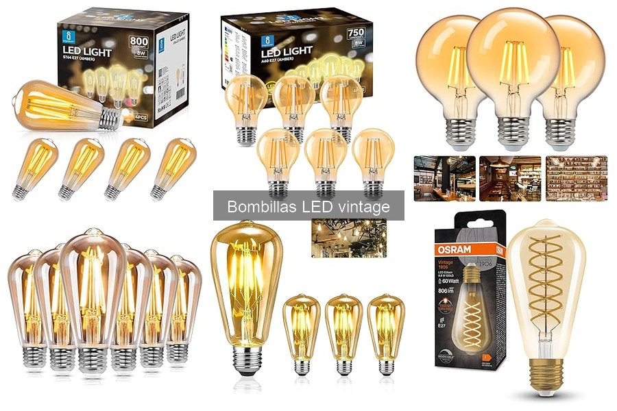 Efecto de las Bombillas LED Vintage en la Iluminación Ambiental