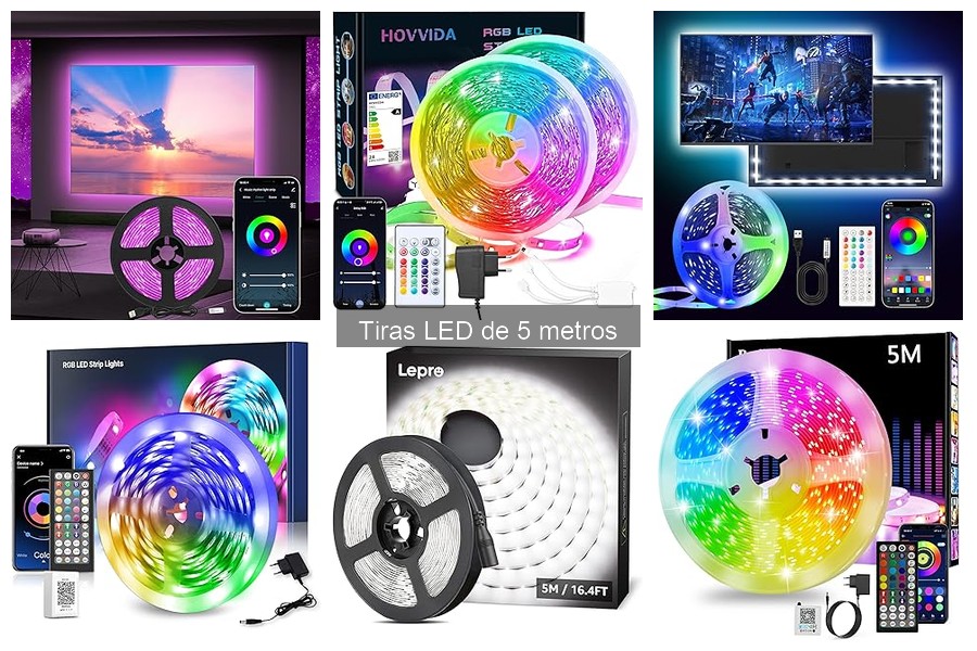 Efectos del Color de Tiras LED de 5 Metros en Tu Hogar