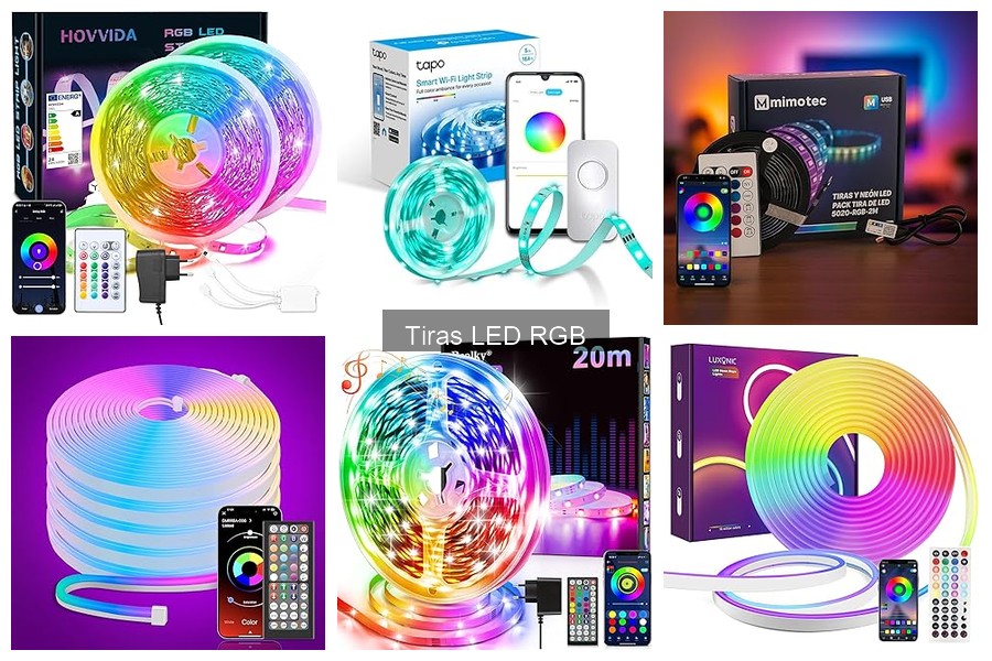 Encuentra las mejores tiras LED RGB personalizables