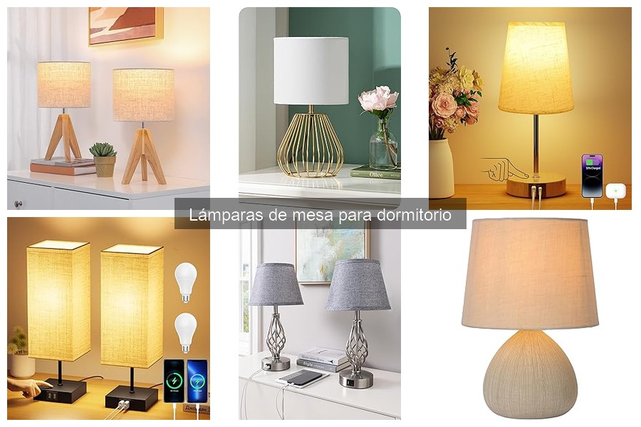 Errores comunes al elegir lámparas de mesa para dormitorio
