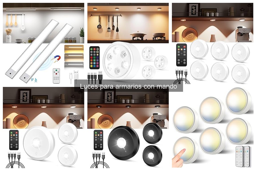 Errores comunes al elegir luces para armarios con mando
