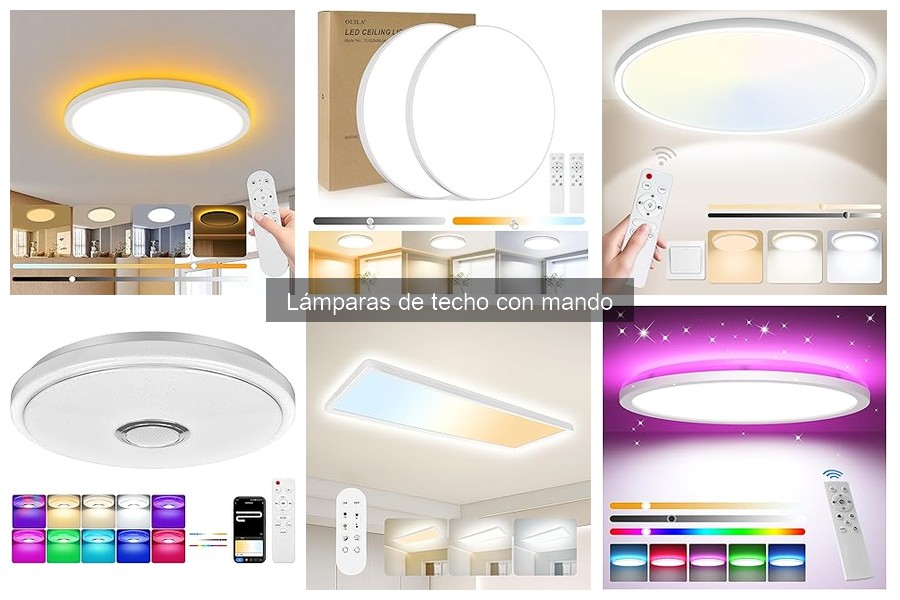 Errores comunes al instalar lámparas de techo con mando