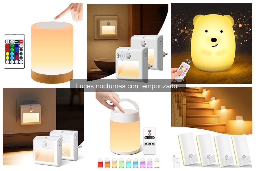Errores comunes al usar luces nocturnas con temporizador