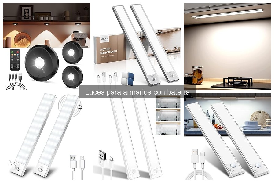 Errores comunes al usar luces para armarios con batería