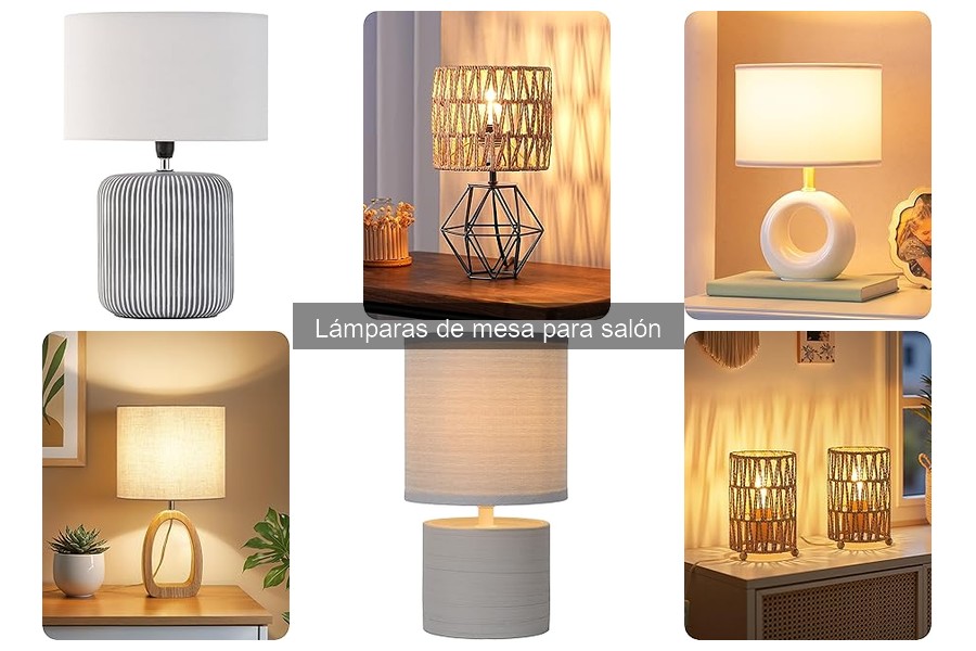 Estilos de decoración que combinan con lámparas de mesa modernas