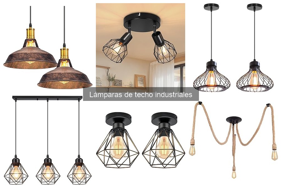 Estilos de decoración que combinan con lámparas de techo industriales
