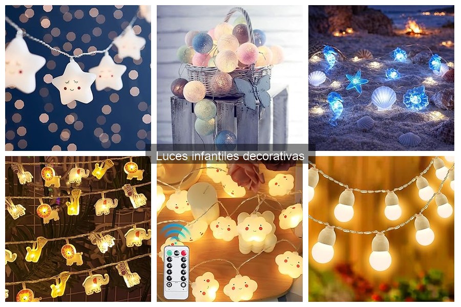 Estilos de decoración que combinan con luces infantiles decorativas