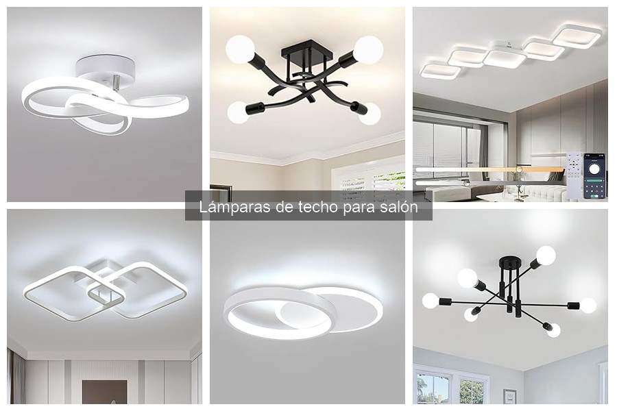 Estilos de lámparas de techo para decoraciones modernas