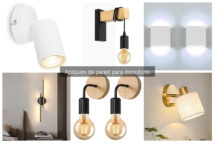 Estilos decorativos para apliques de pared en dormitorios