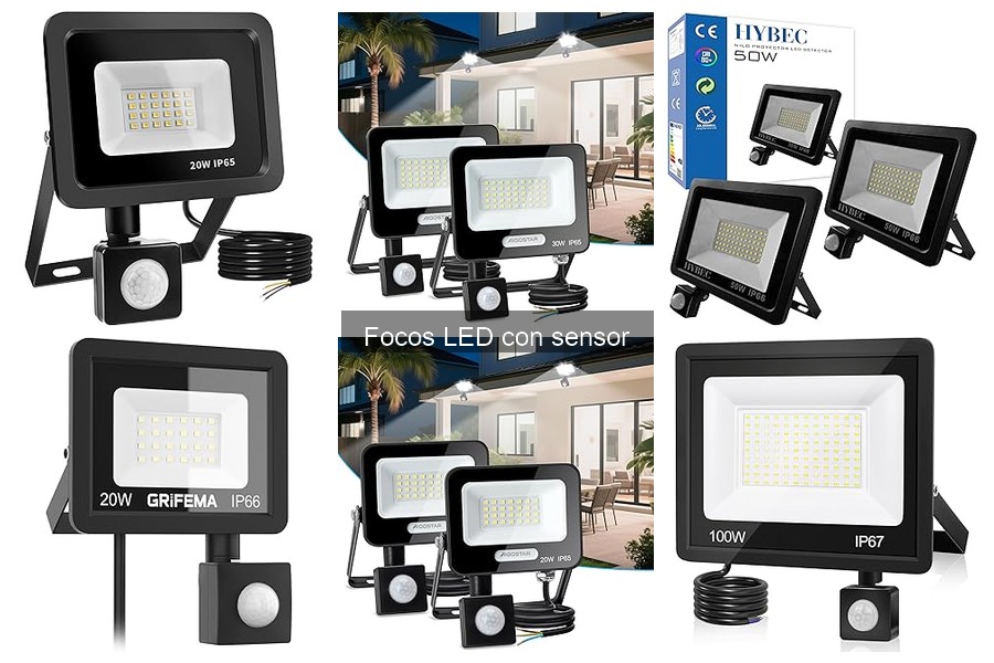 Focos LED con Sensor: Seguridad Efectiva para tu Hogar