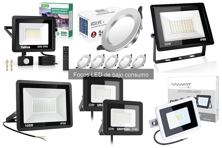 Focos LED de bajo consumo para exteriores: Mejores opciones