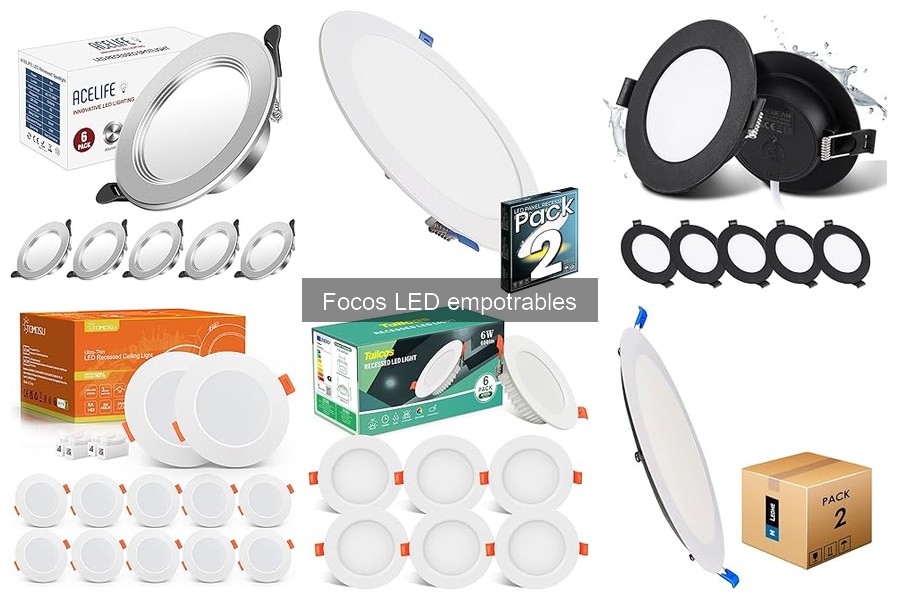 Focos LED Empotrables: ¿Son Eficientes Energéticamente?