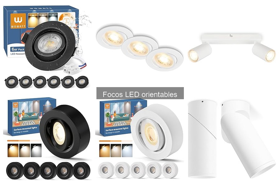 Focos LED Orientables con Detección de Movimiento: Ventajas y Funcionalidad