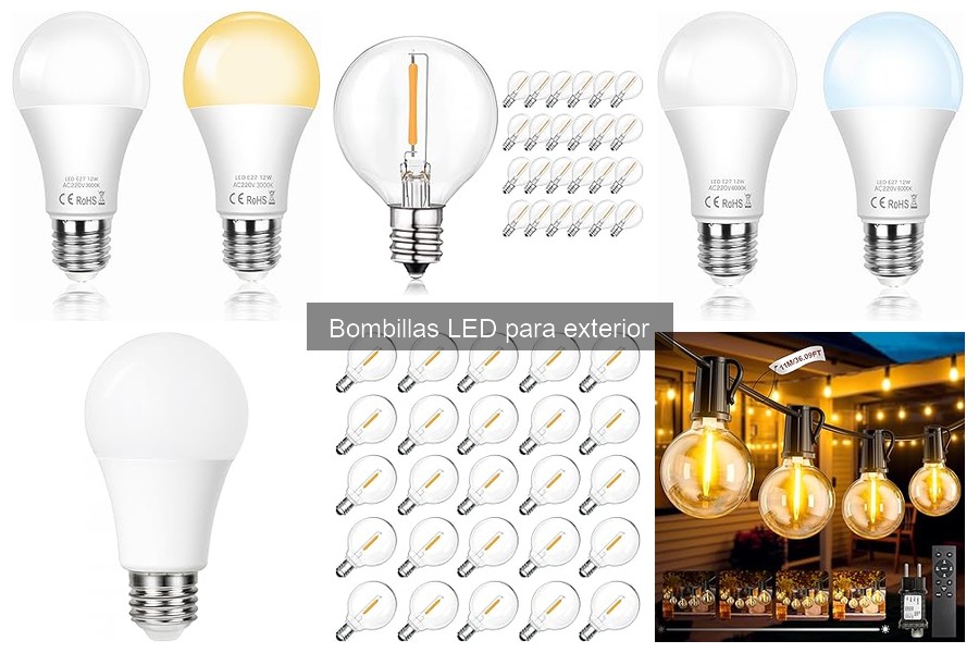 ** Guía de compra de bombillas LED para exterior: consejos y opciones