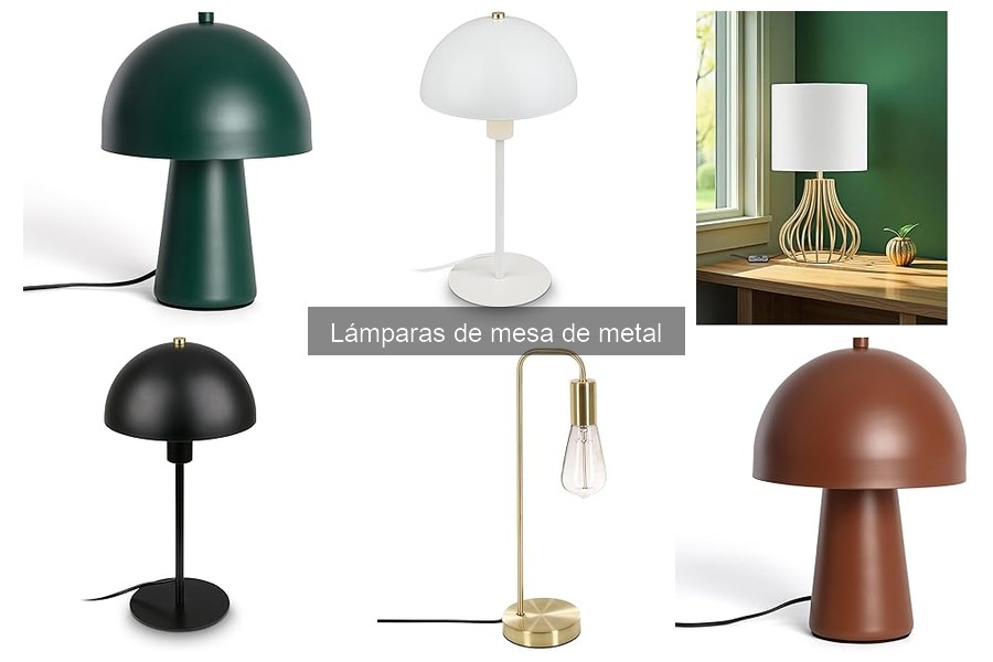 Guía de compra de lámparas de mesa de metal para tu hogar