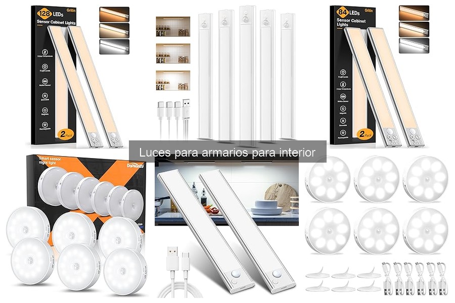 Guía de compra de luces para armarios: características clave