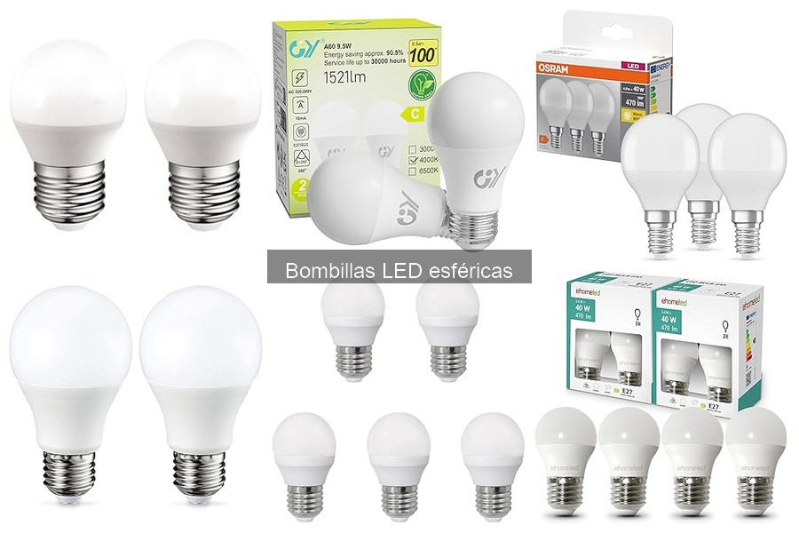 Guía para elegir bombillas LED esféricas eficaces
