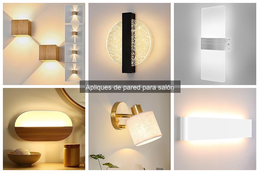 Guía para elegir el aplique de pared ideal para tu salón