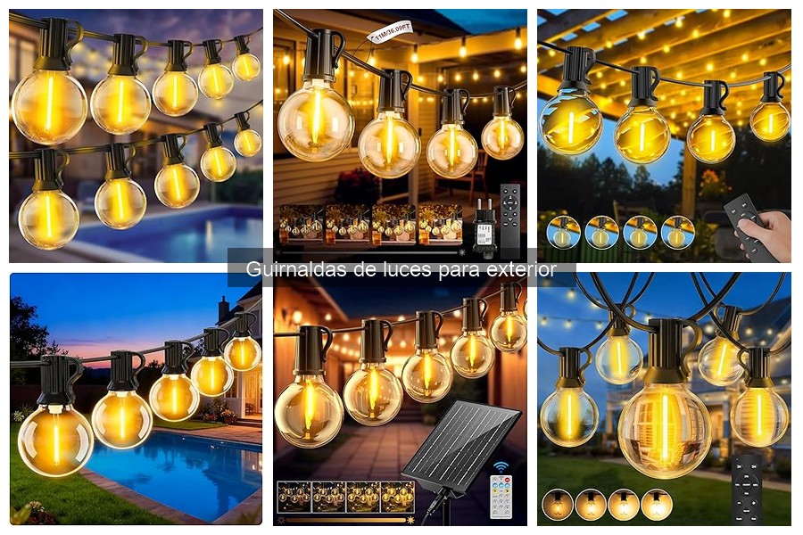 Guía para Elegir Guirnaldas de Luces para el Jardín