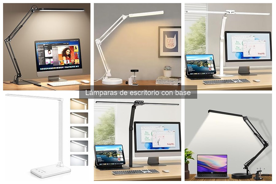 Guía para elegir la mejor lámpara de escritorio con base