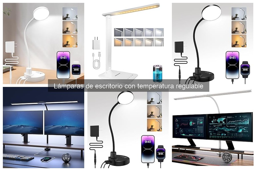Guía para elegir lámparas de escritorio con temperatura regulable