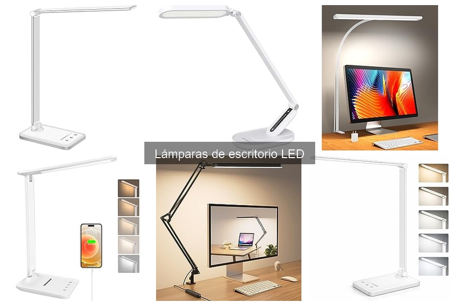 Guía para Elegir Lámparas de Escritorio LED Efectivas