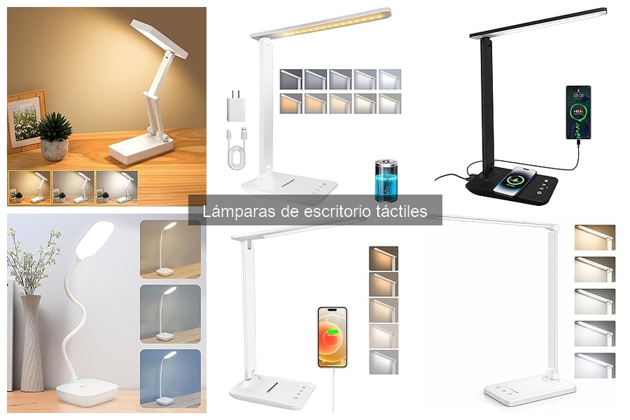 Guía para elegir lámparas de escritorio táctiles