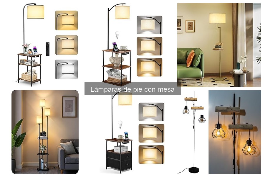Guía para Elegir Lámparas de Pie con Mesa para tu Hogar