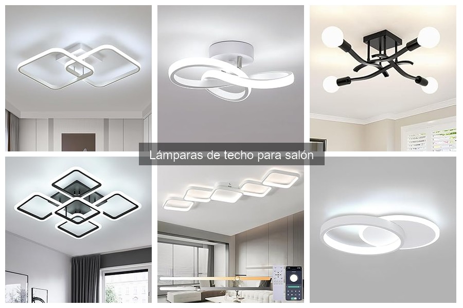 Guía para Elegir Lámparas de Techo para tu Salón