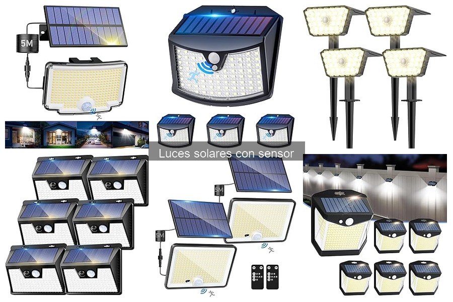 Guía para elegir las mejores luces solares con sensor