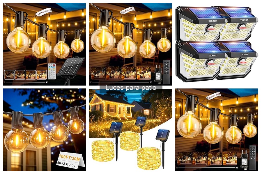 Guía para Elegir Luces para Patio según el Ambiente