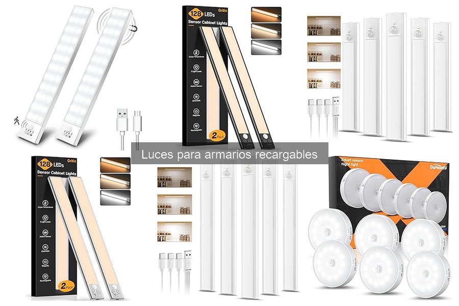Guía para Elegir Luces Recargables para Armarios