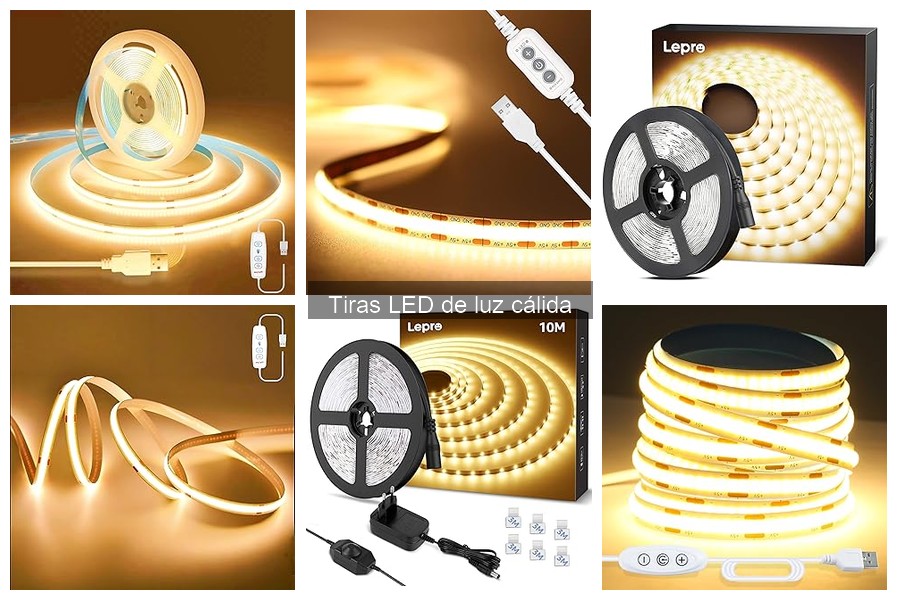 Guía para elegir tiras LED de luz cálida para tu hogar