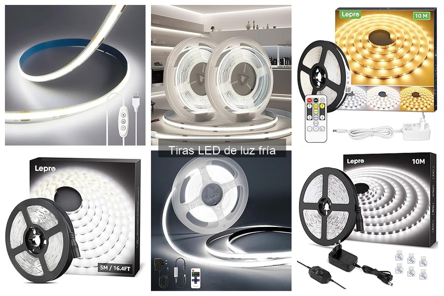 Guía para elegir tiras LED de luz fría para tu hogar