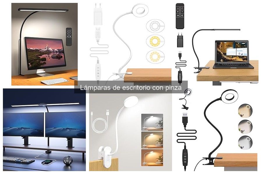 Guía para Instalar Lámparas de Escritorio con Pinza