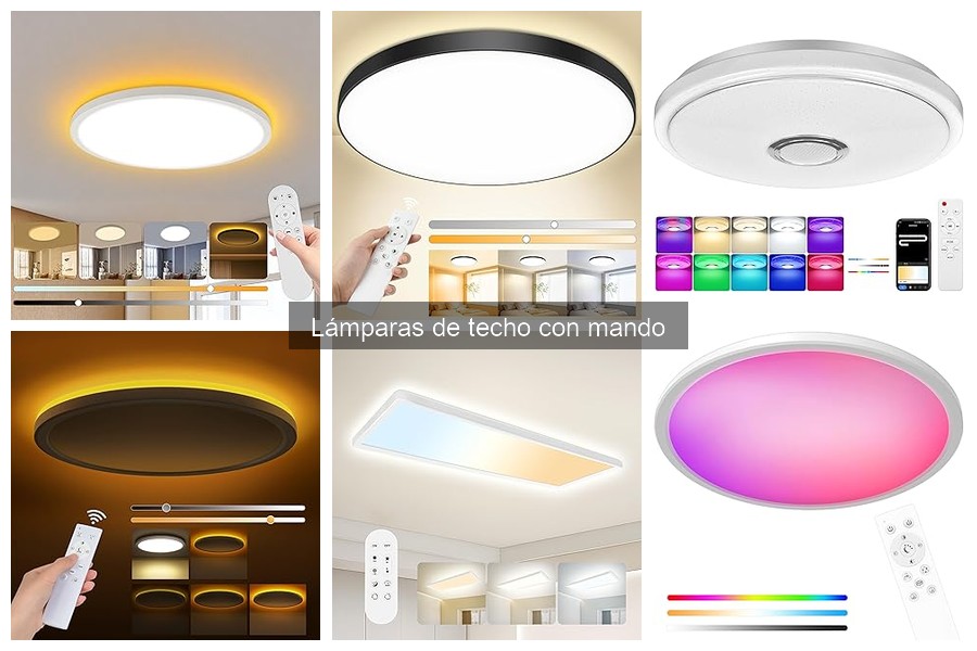 Guía para programar lámparas de techo con mando a distancia