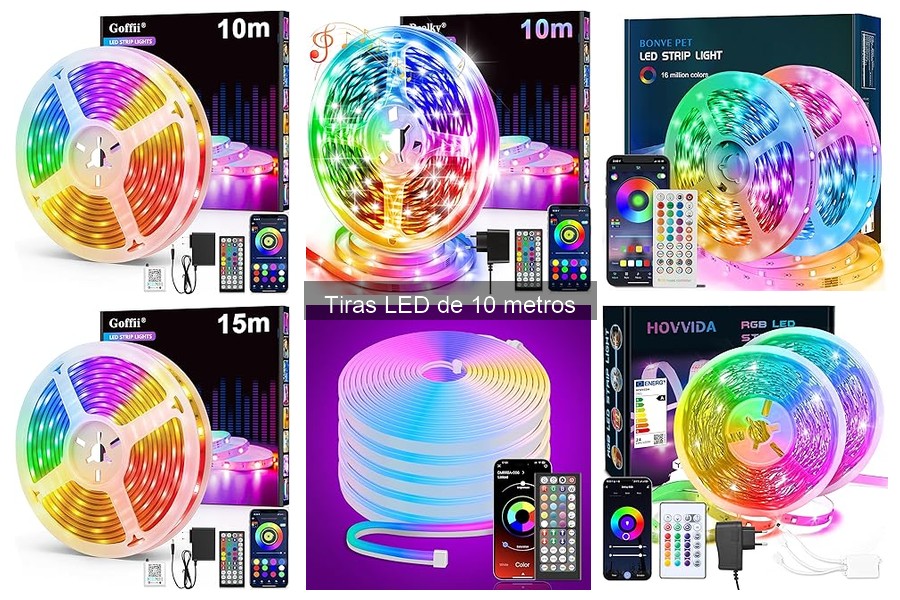Ideas Creativas para Decorar con Tiras LED de 10 Metros