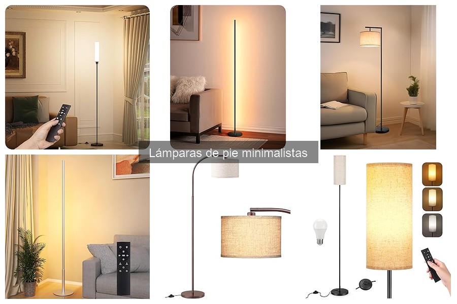 Ideas para Decorar con Lámparas de Pie Minimalistas