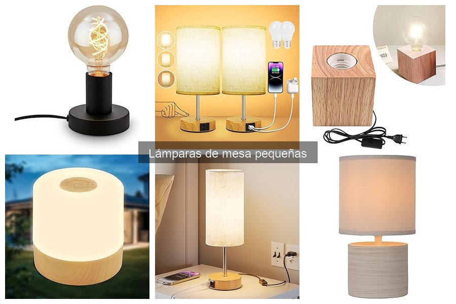 Iluminación Ambiental con Lámparas de Mesa Pequeñas