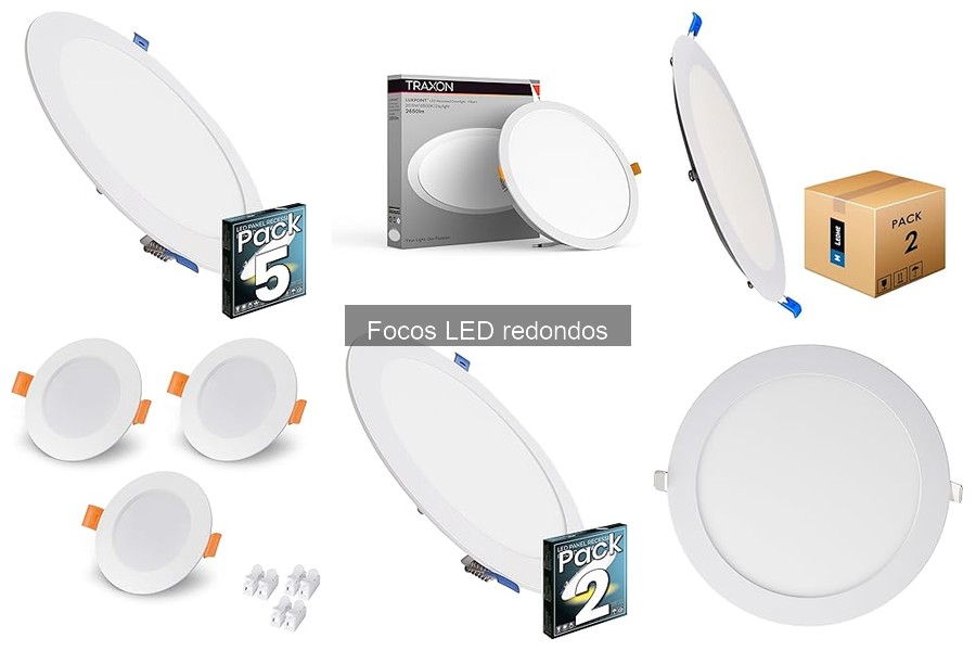 Iluminación Ambiental: Focos LED Redondos para tu Hogar