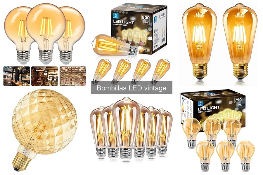 Impacto ambiental de las bombillas LED vintage