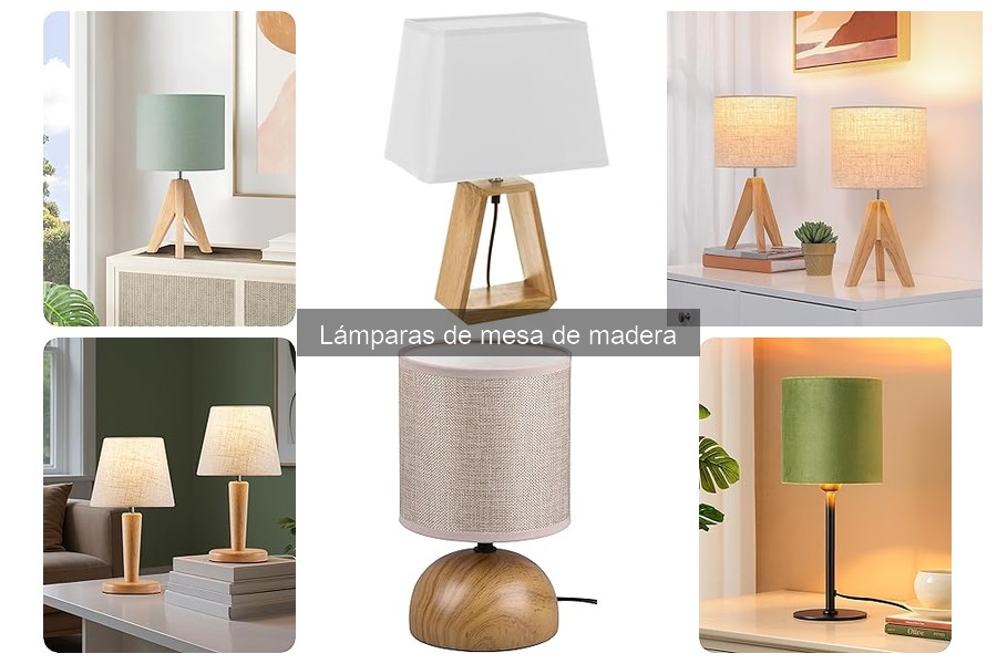 Impacto ambiental de las lámparas de mesa de madera