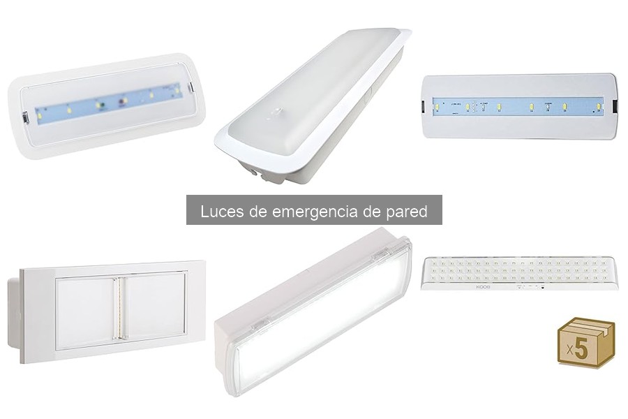 Impacto ambiental de las luces de emergencia de pared