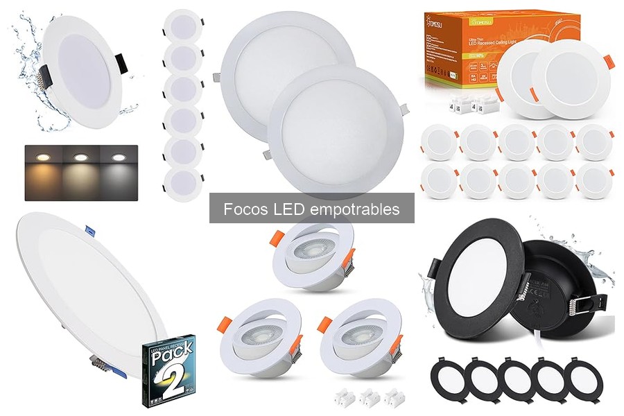 Impacto ambiental de los focos LED empotrables