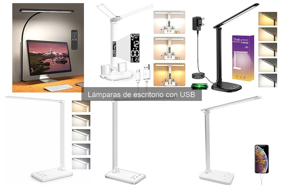 Lámparas de escritorio con USB: Dónde comprarlas baratas