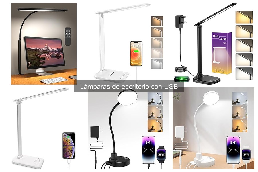 Lámparas de escritorio con USB: ¿Qué son y sus beneficios?