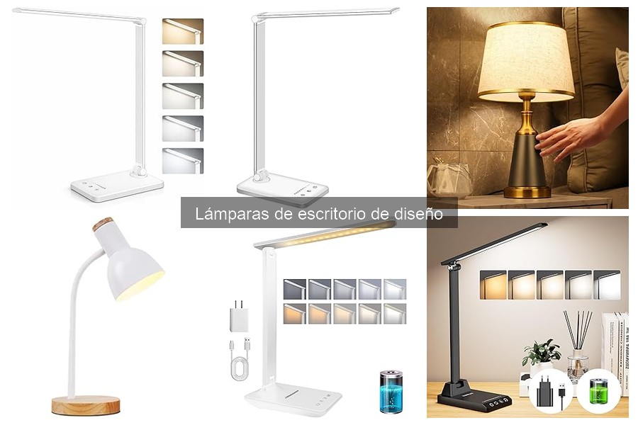 Lámparas de escritorio de diseño sostenibles para tu hogar