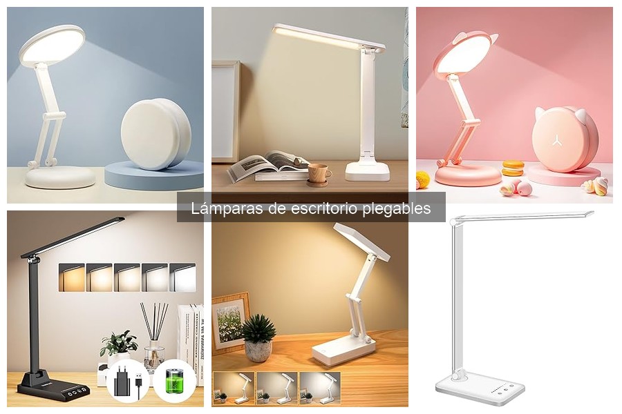 Lámparas de escritorio plegables: beneficios y características