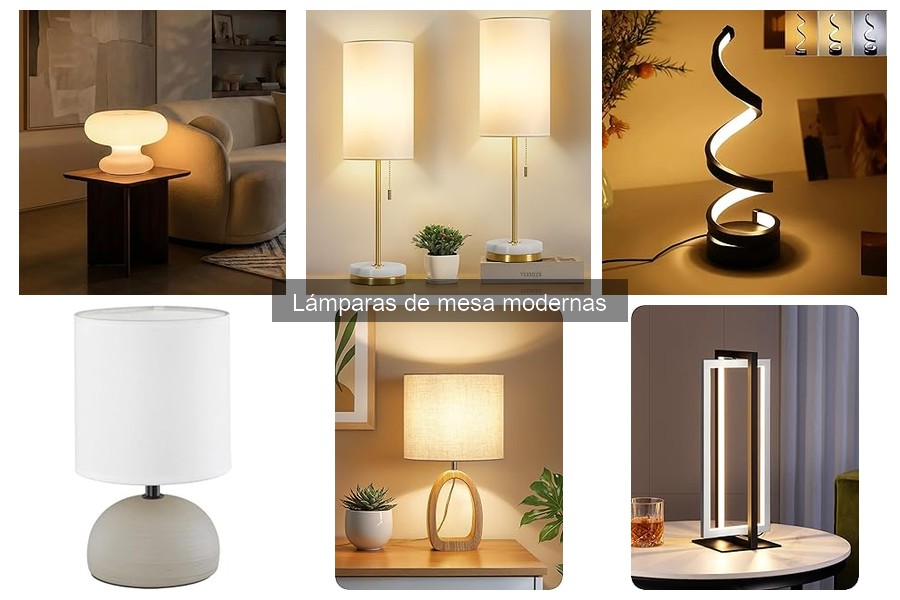 Lámparas de mesa modernas: Características y decoración